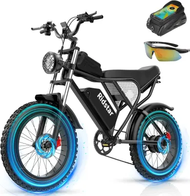 Bopzin Electric Bike Q20-1500W 48V 20AH