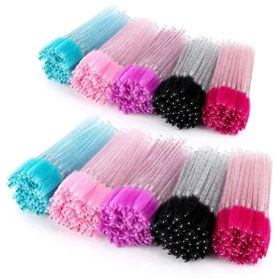 1000/Pack Disposable Eyelash Brushes Mascara Wands Bulk for Extension Lash  Brush Wand Applicator Makeup Tool