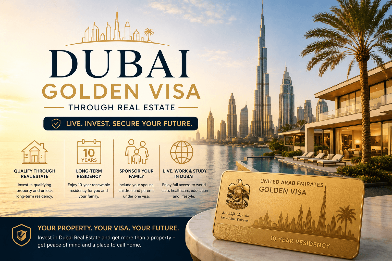 Dubai Golden Visa Through Real Estate: The Complete 2026 Investor Roadmap