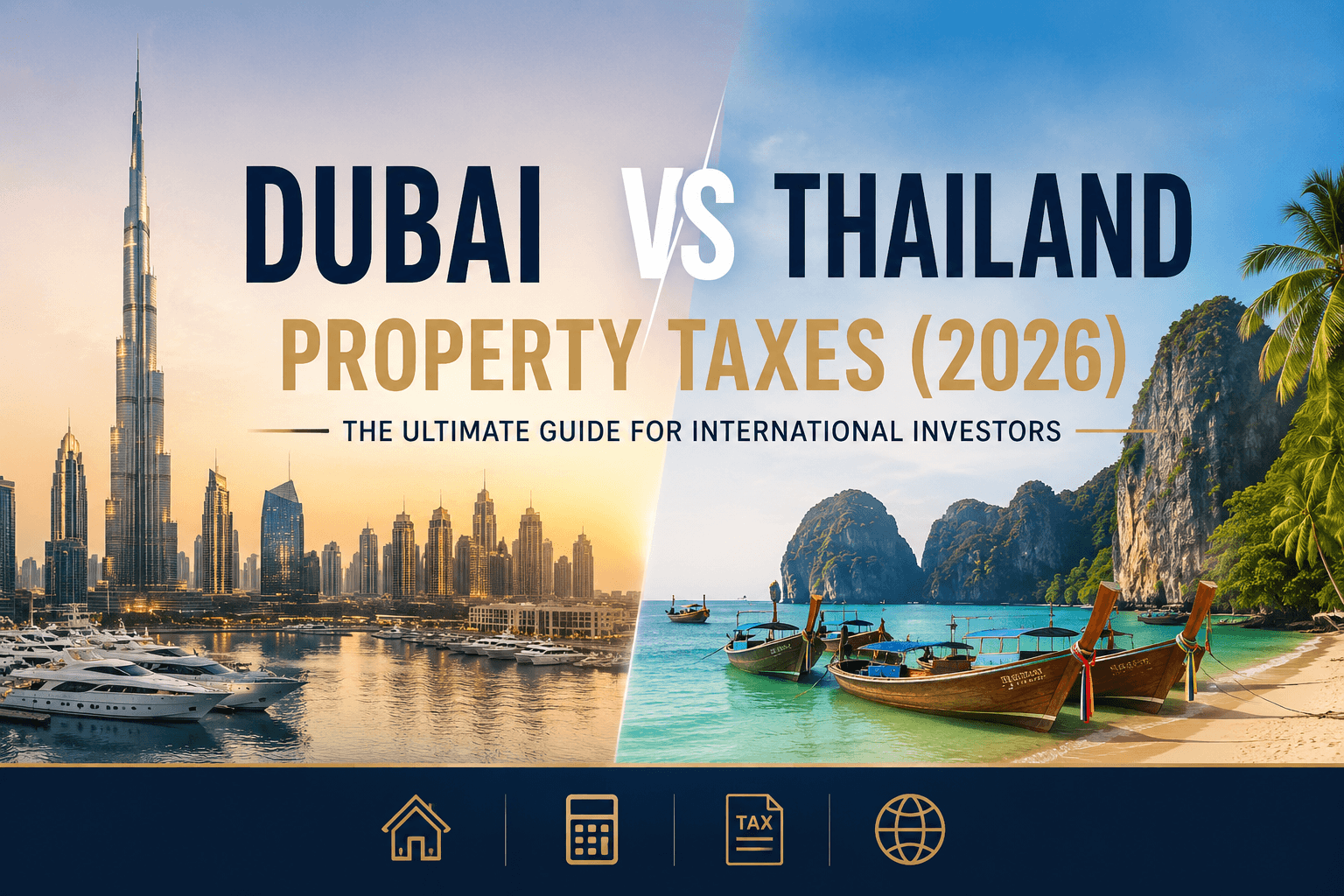 Dubai vs Thailand Property Taxes (2026): The Ultimate Guide for International Real Estate Investors