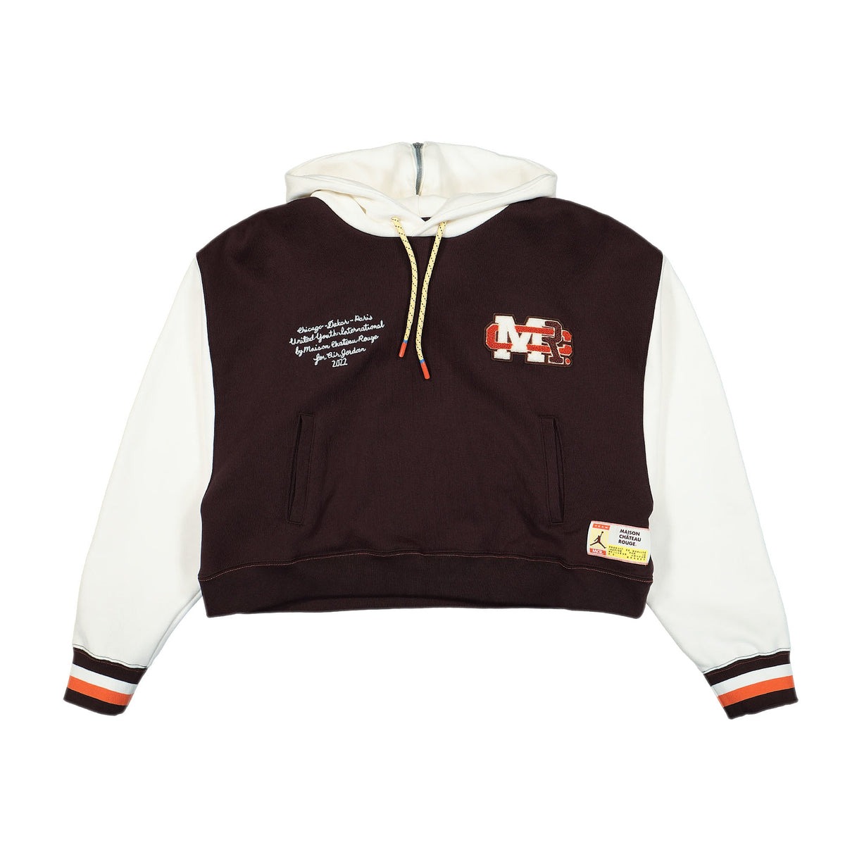 MAISON CHATEAU ROUGE HOODIE BROWN BASALT / SAIL / PALE VANILLA