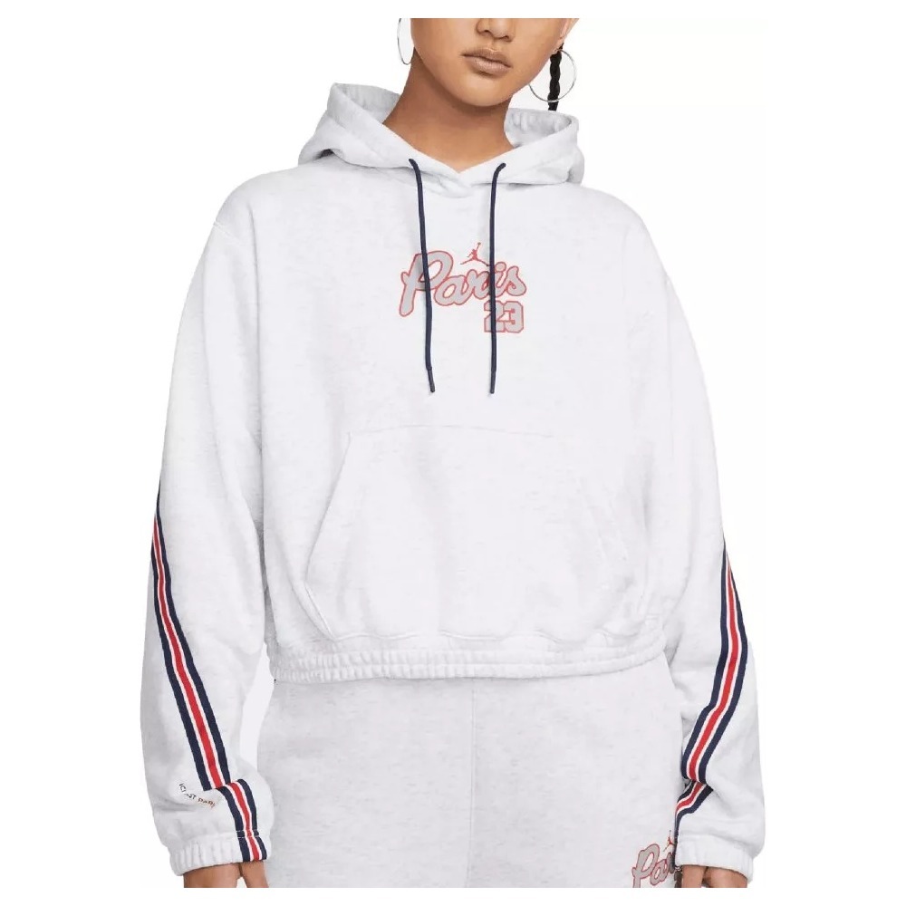 PARIS SAINT GERMAIN X FLEECE HOODIE BIRCH HEATHER