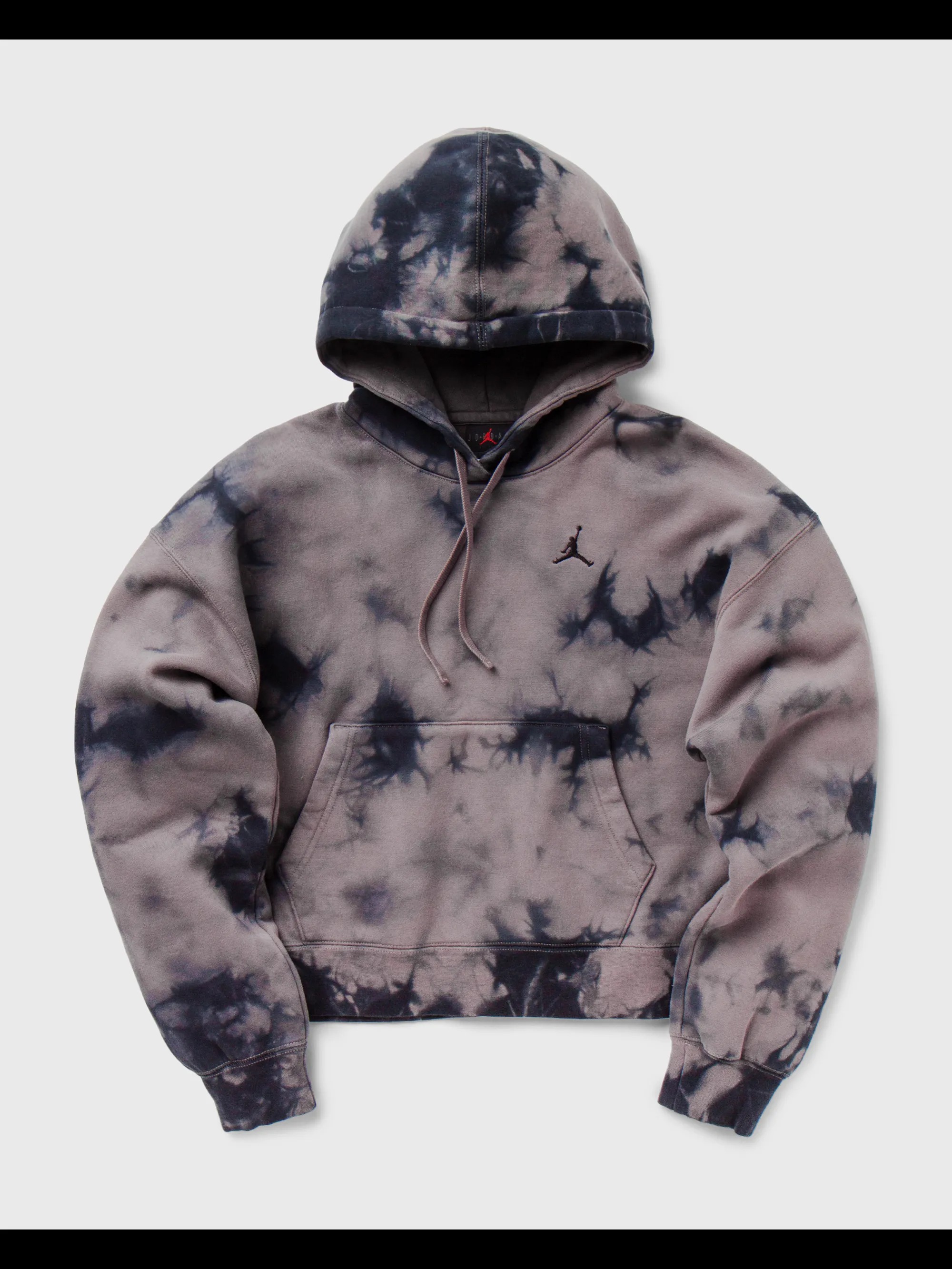 HERITAGE FLEECE HOODIE OLIVE GREY & BLACK