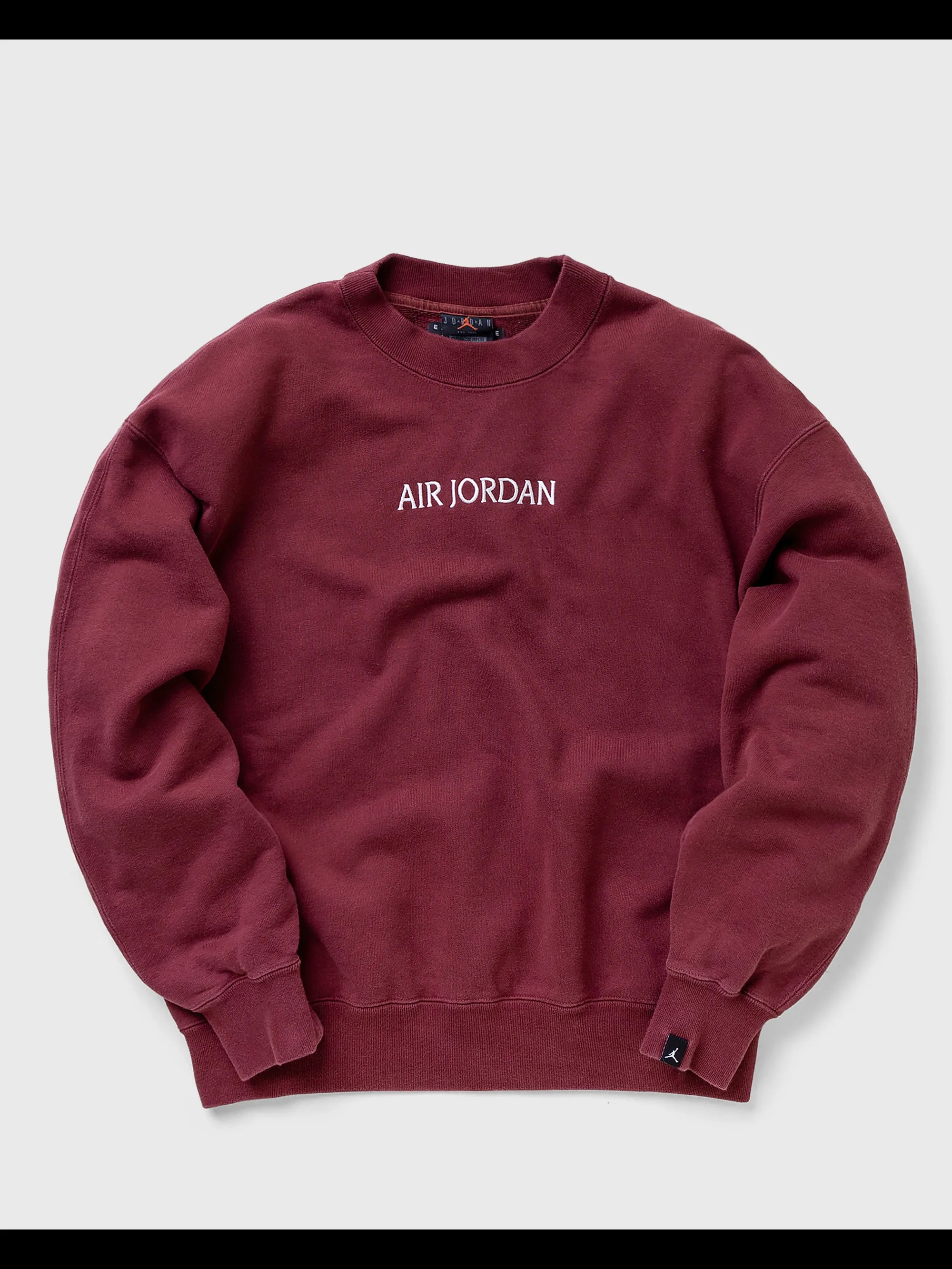 WORDMARK FLEECE CREW CHERRYWOOD RED / SAIL