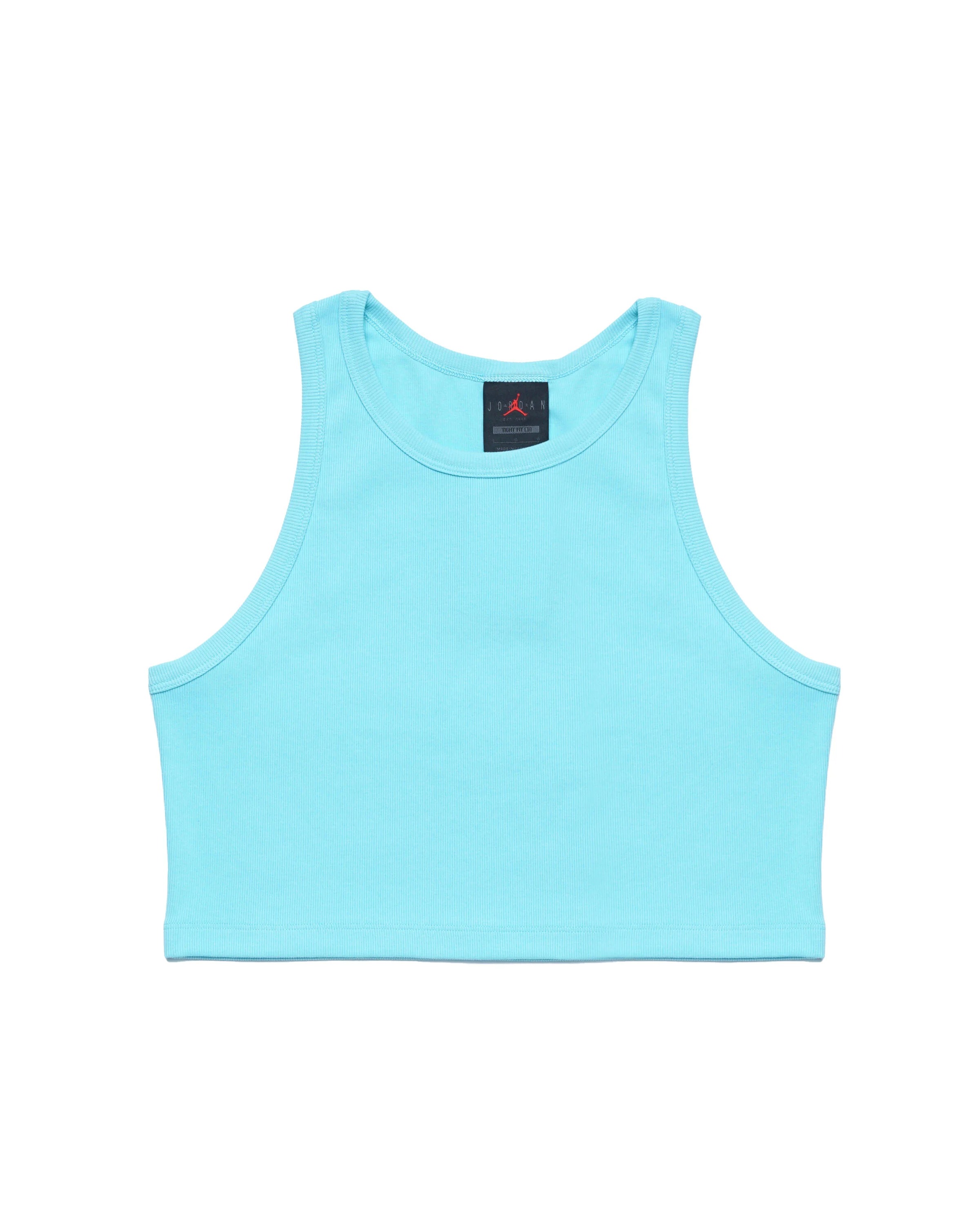 TANK TOP BLEACHED AQUA