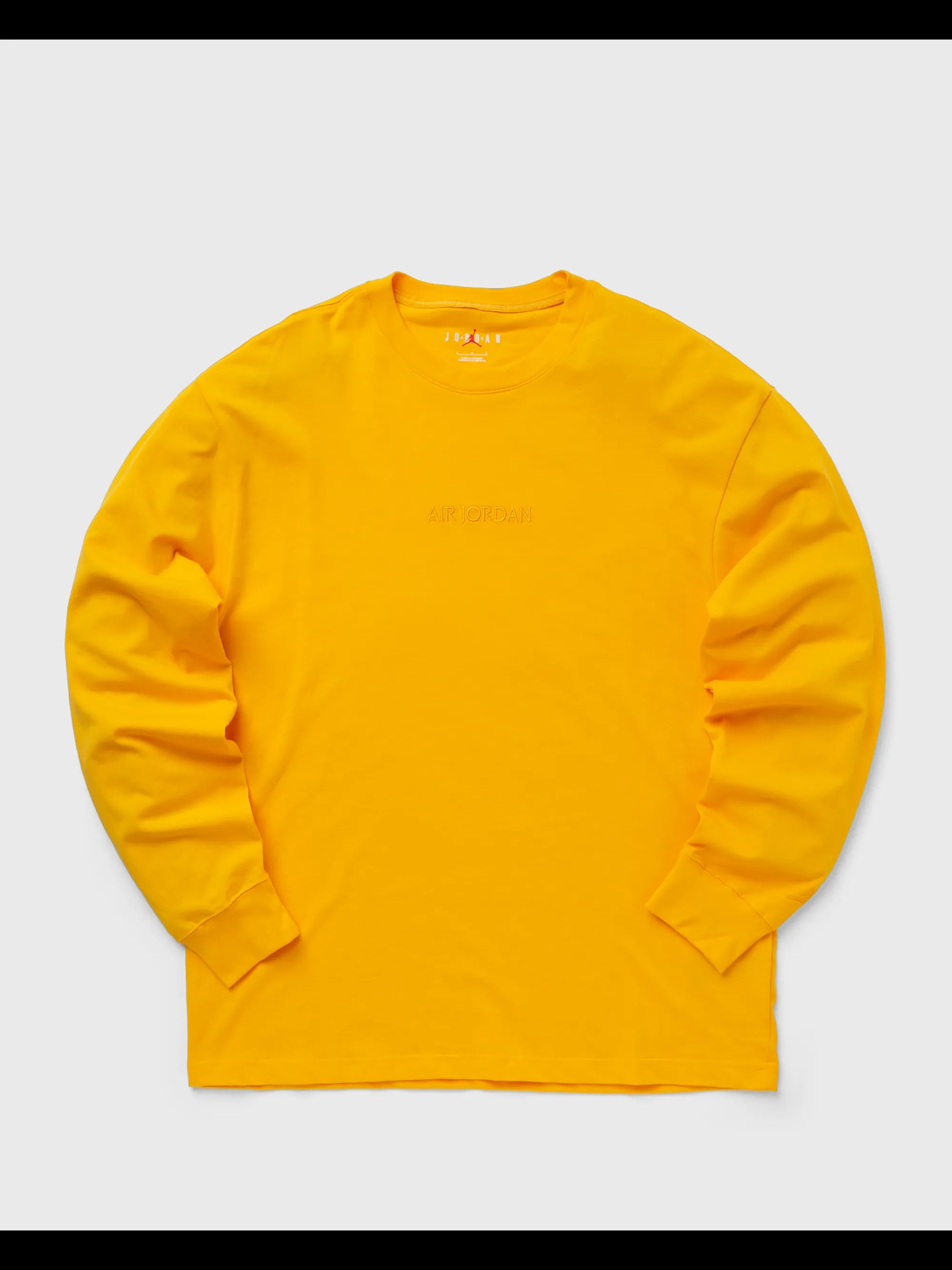 WORDMARK LONG SLEEVE T SHIRT UNIVERSITY GOLD