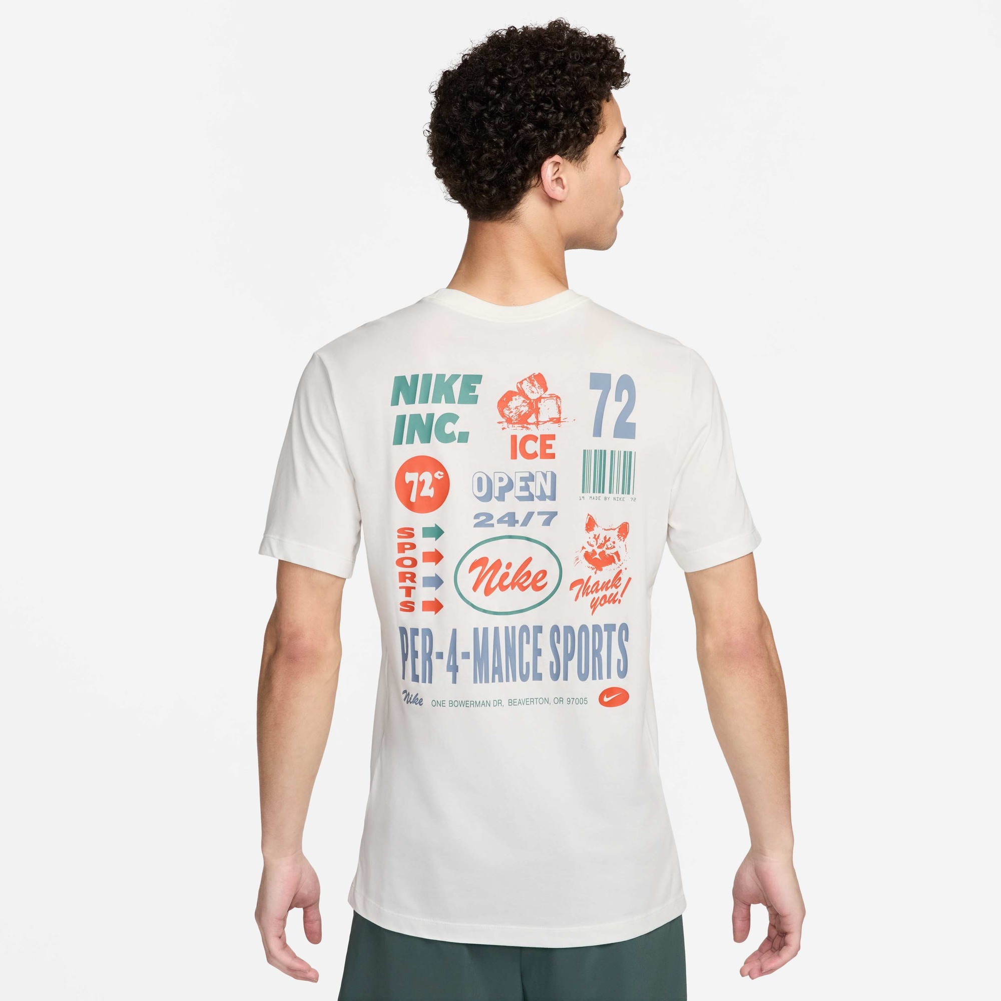 DRI-FIT FITNESS T-SHIRT SAIL