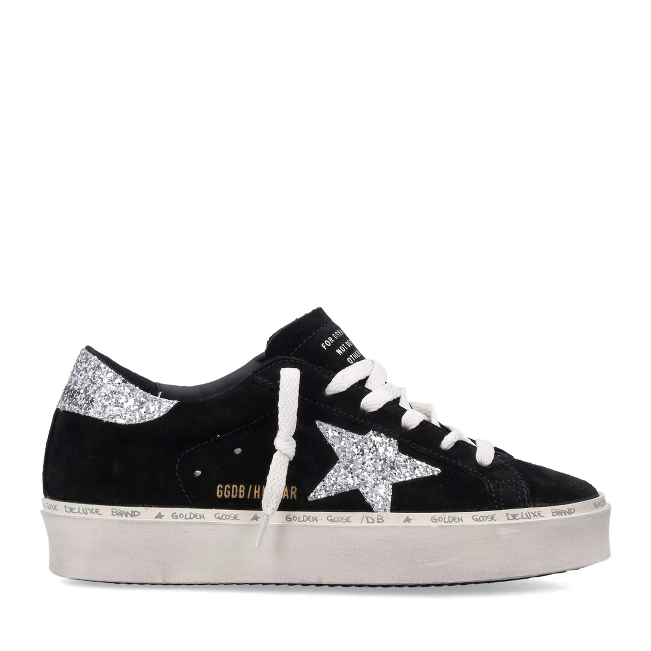 HI STAR SUEDE UPPER GLITTER STAR AND HEEL