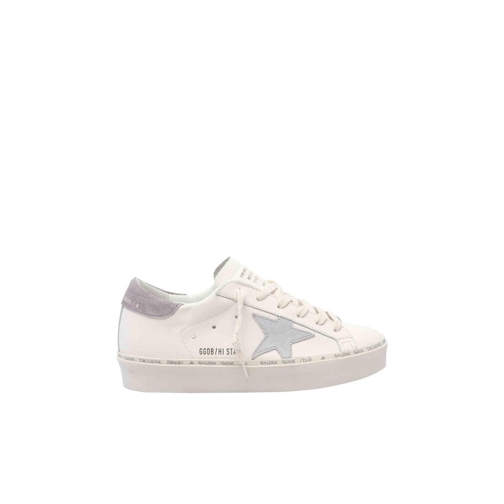 HI STAR LEATHER UPPER AND TOE SUEDE STAR AND HEEL