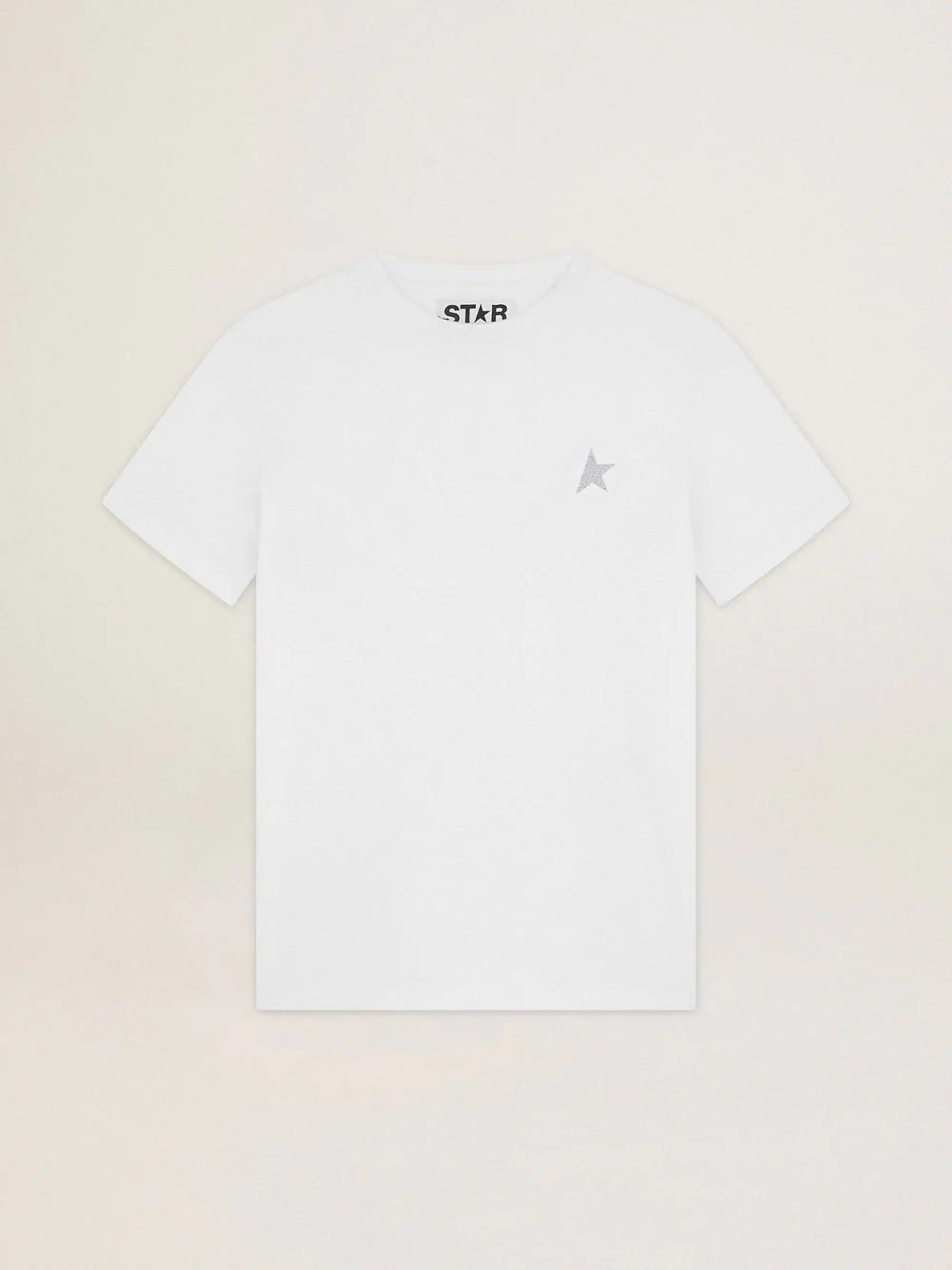 STAR W'S REGULAR T-SHIRT/ SMALL STAR/GLITTER