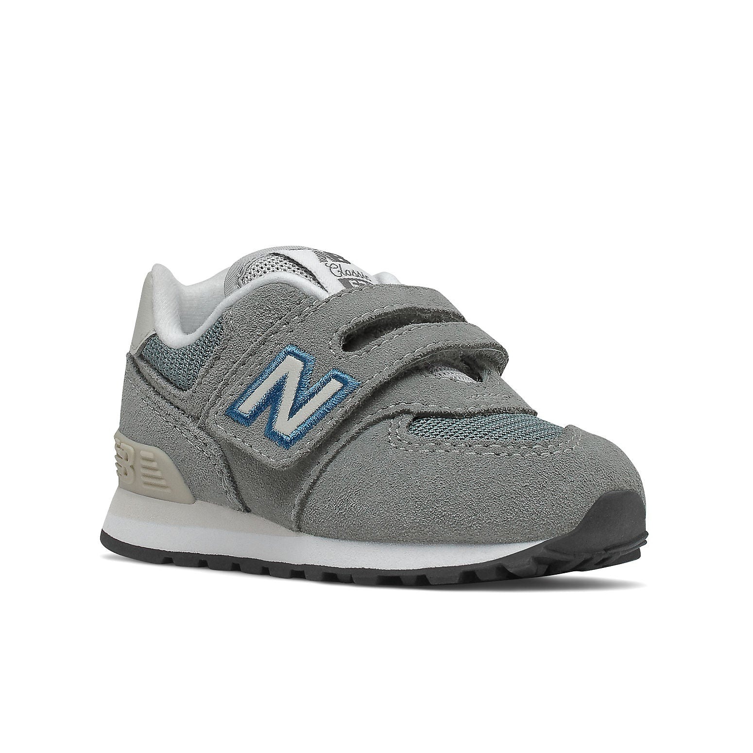 NEW BALANCE 574 GREY / TURQUOISE HIGHLIGHTS