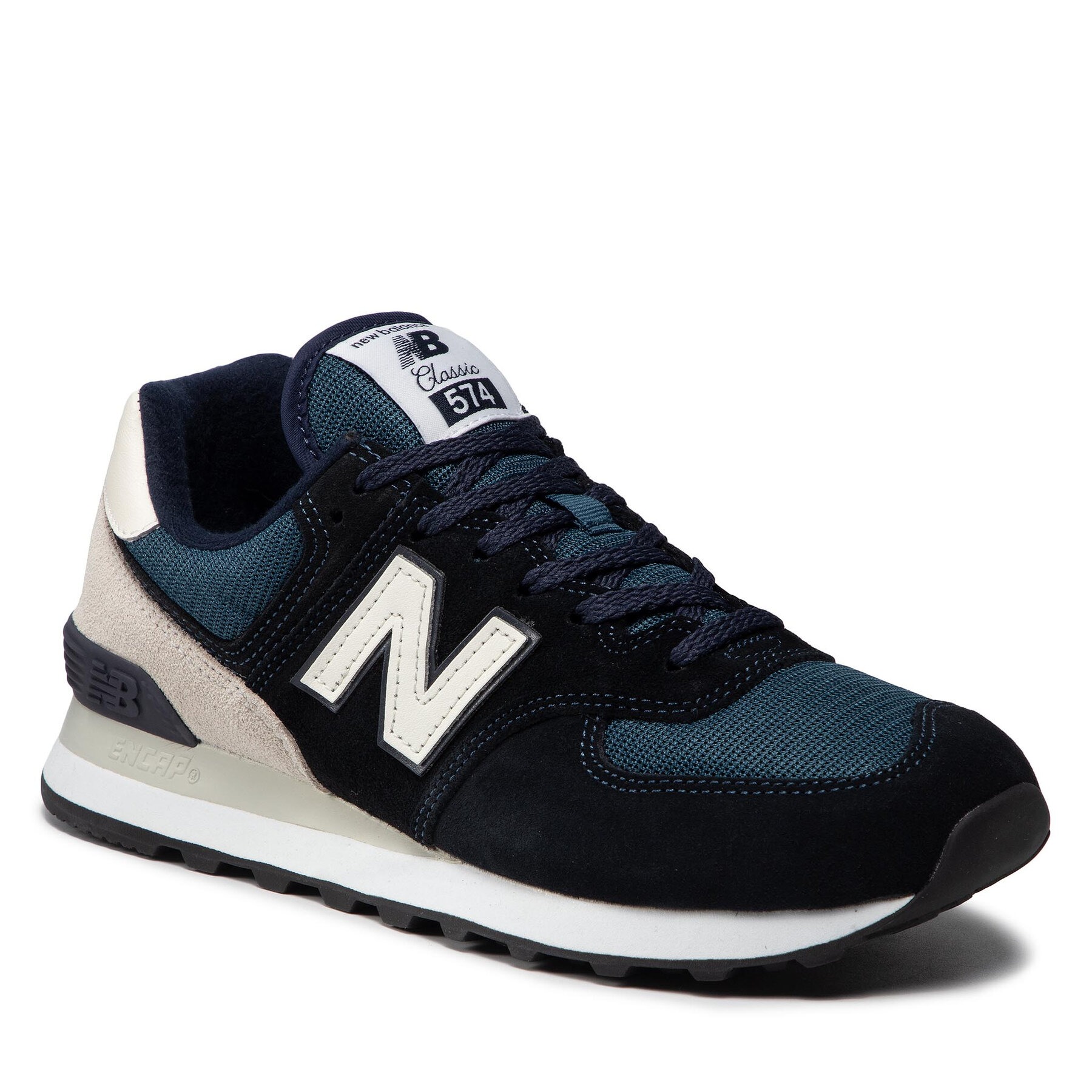 NEW BALANCE 574 BLACK / BLUE / WHITE