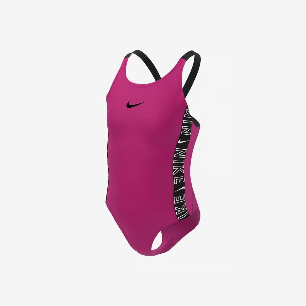 SWIMSUIT GIRLS LOGO TAPE FASTBACK PINK PRIME