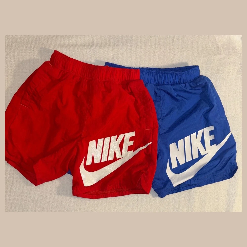 SWIMMING TRUNKS BOYS JDI SWOOSH PHOTO BLUE