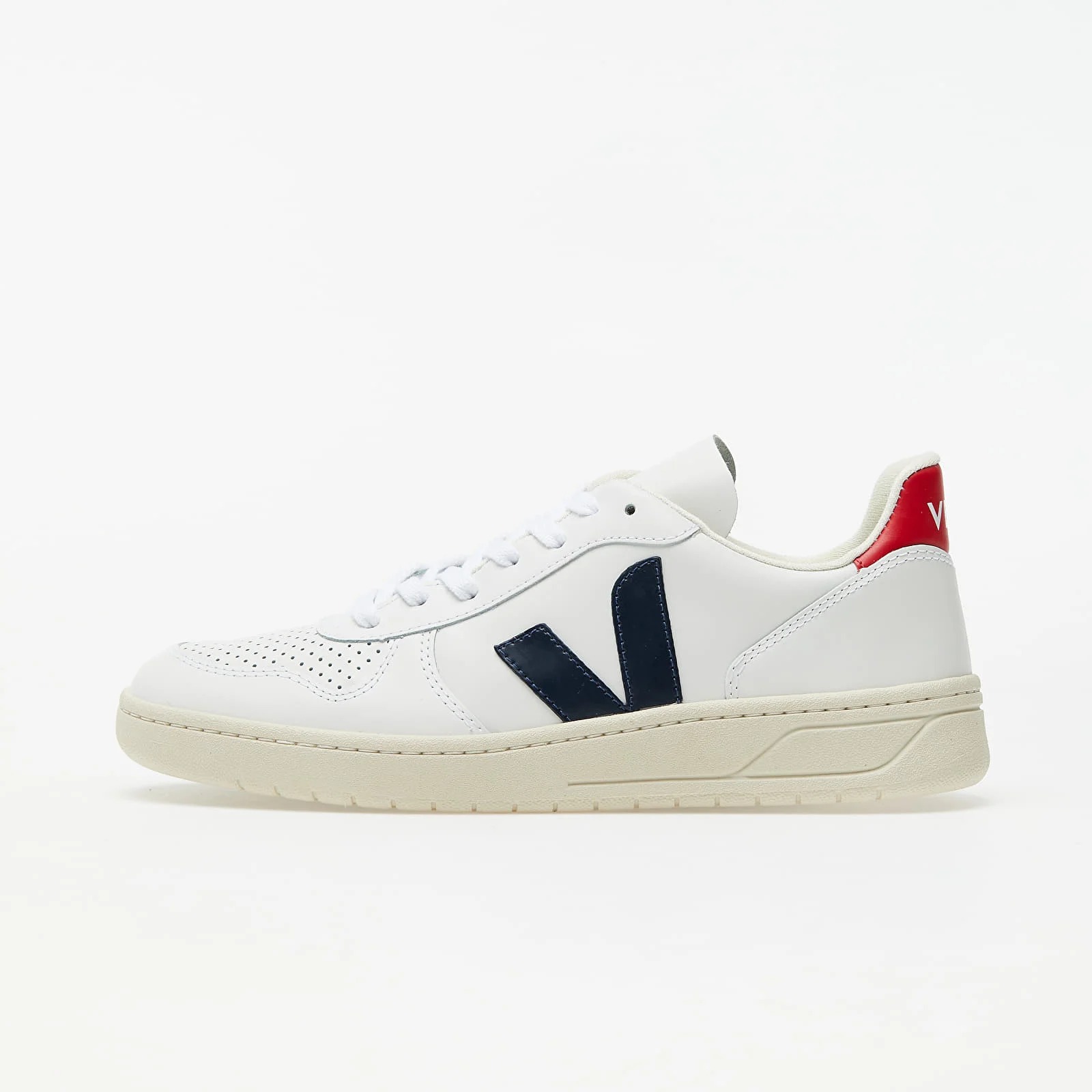 V-10 White/White Navy Blue