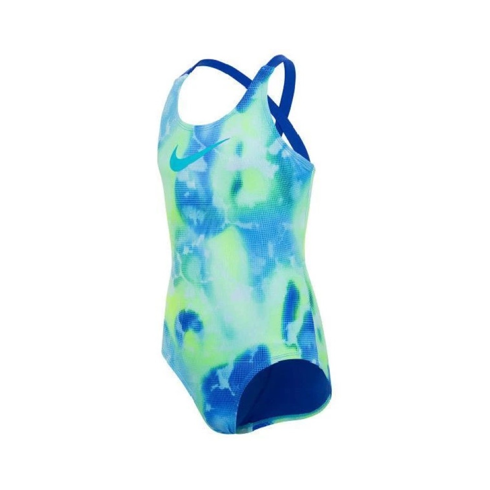 SWIMSUIT GIRLS SWIMSUIT RAINBOW CLOUD DYE CROSSBACKGAME ROYAL