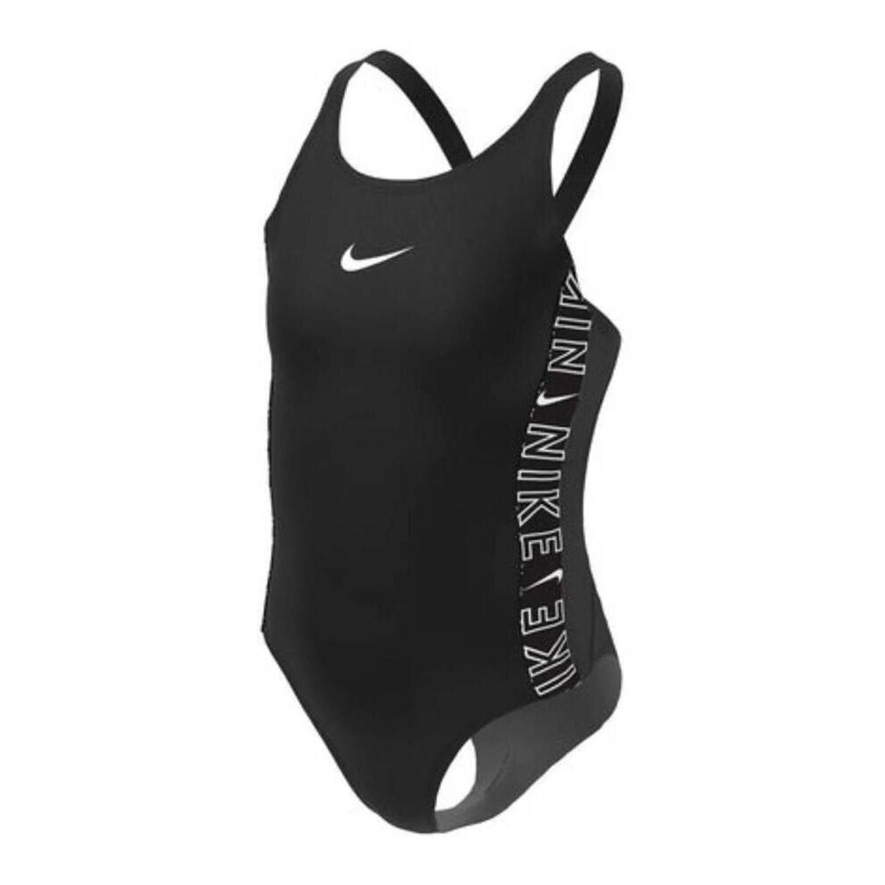SWIMSUIT GIRLS LOGO TAPE FASTBACK BLACK