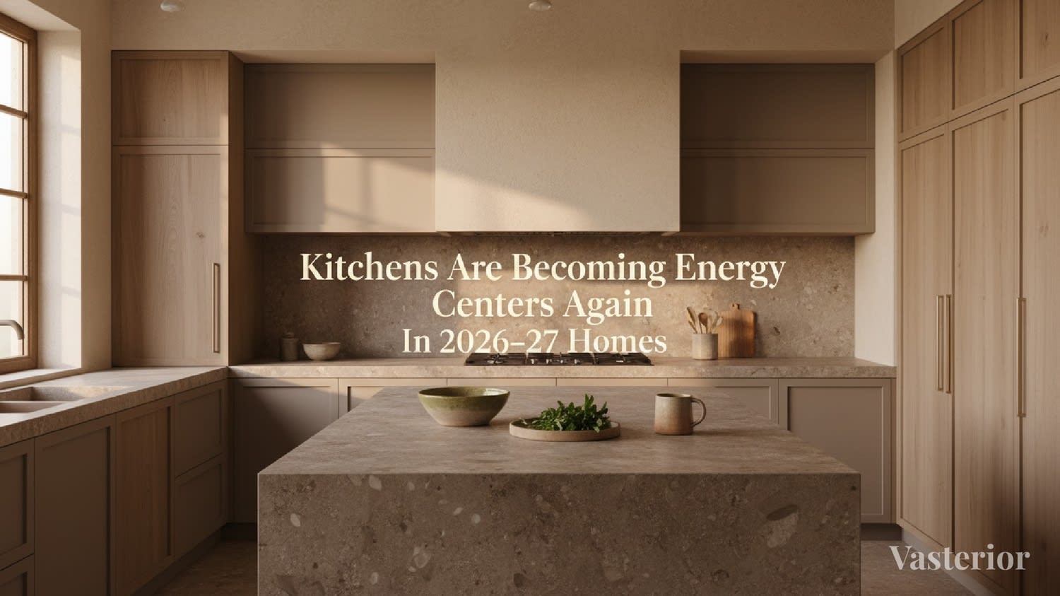 Kitchens Are Becoming Energy Centers Again in 2026–27 Homes