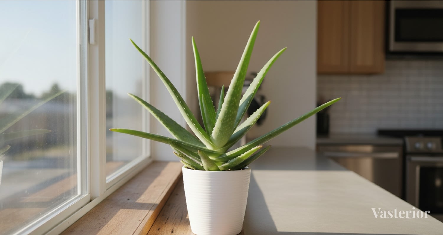 Vastu for Plants: Which Indoor Plants Actually Improve Home Energy (And Which Don't) - 8) Aloe Vera - 1