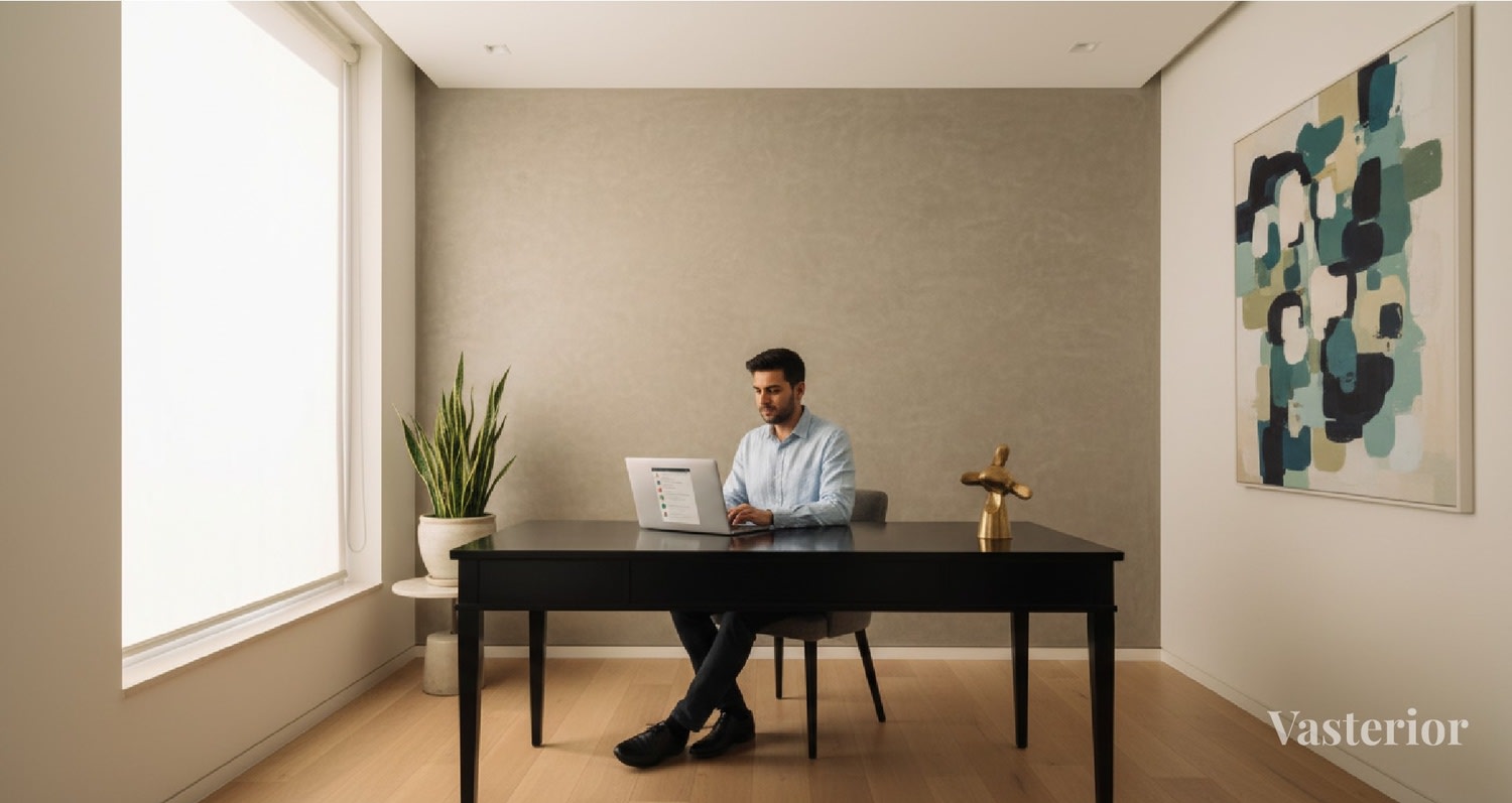 Work-From-Home Fatigue? 10 Vastu + Interior Fixes to Feel Focused Again - Fix #2 -- Declutter Your Work Zone (Visual Noise = Mental Noise) - 1