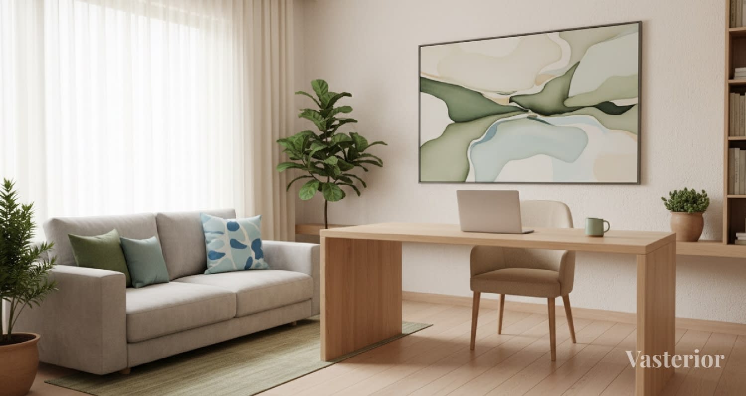 Work-From-Home Fatigue? 10 Vastu + Interior Fixes to Feel Focused Again - Fix #8 -- Correct Beams, Sharp Corners & Overhead Pressure - 1
