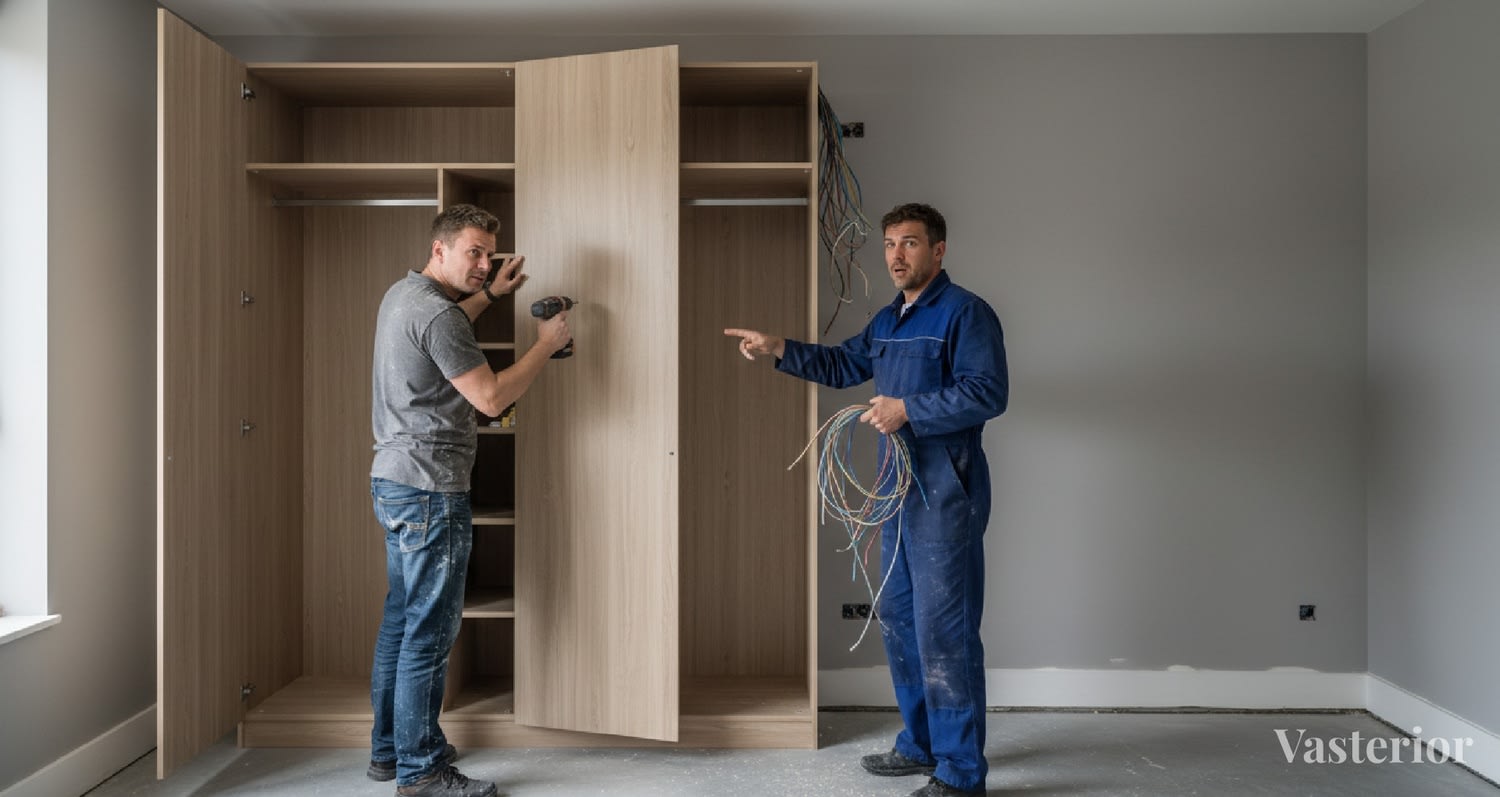 Renovation Mistakes That Cost You Lakhs: The Interior + Vastu Errors Most Homeowners Make - 4) Electrical Planning After Carpentry (The Classic Regret) - 1