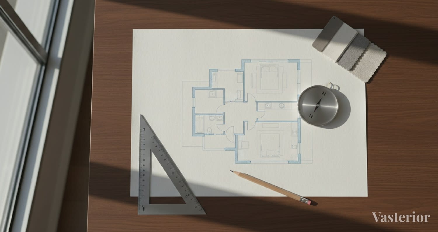 Vastu + Modern Interiors: How to Blend Both Without Making Your Home Look "Traditional" - 1) Start with Layout First, Not Décor First - 1