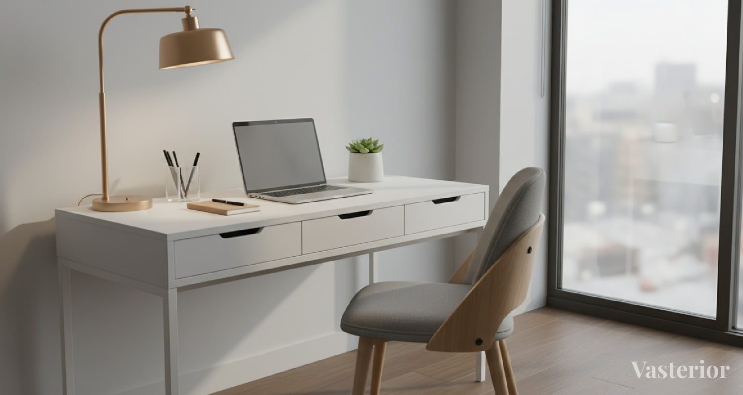 Modern Vastu for Apartments: How to Create Balance When You Can't Change the Structure - Home Office / Study Corner - 1
