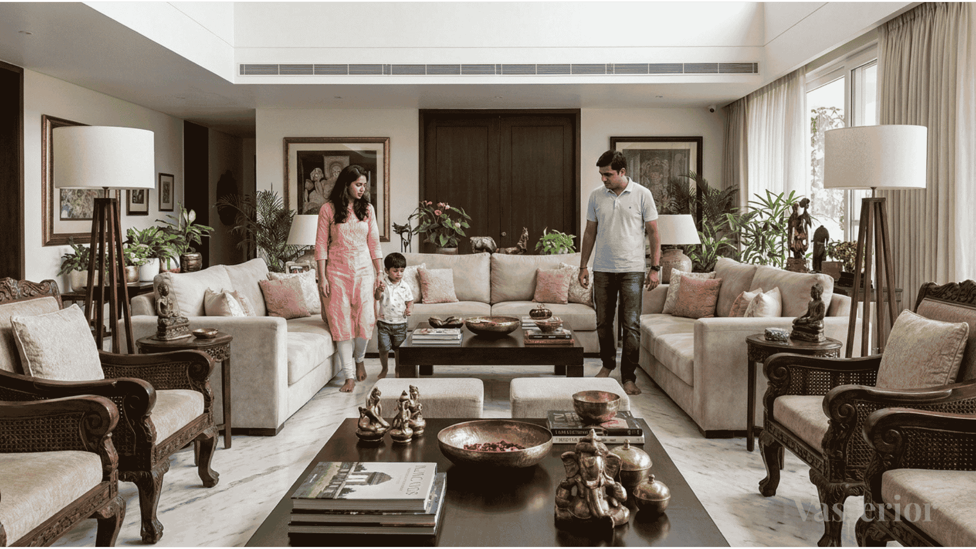Common Vastu Defects Causing Money Problems in East Delhi Properties - 5. Imbalanced Brahmasthan - 1