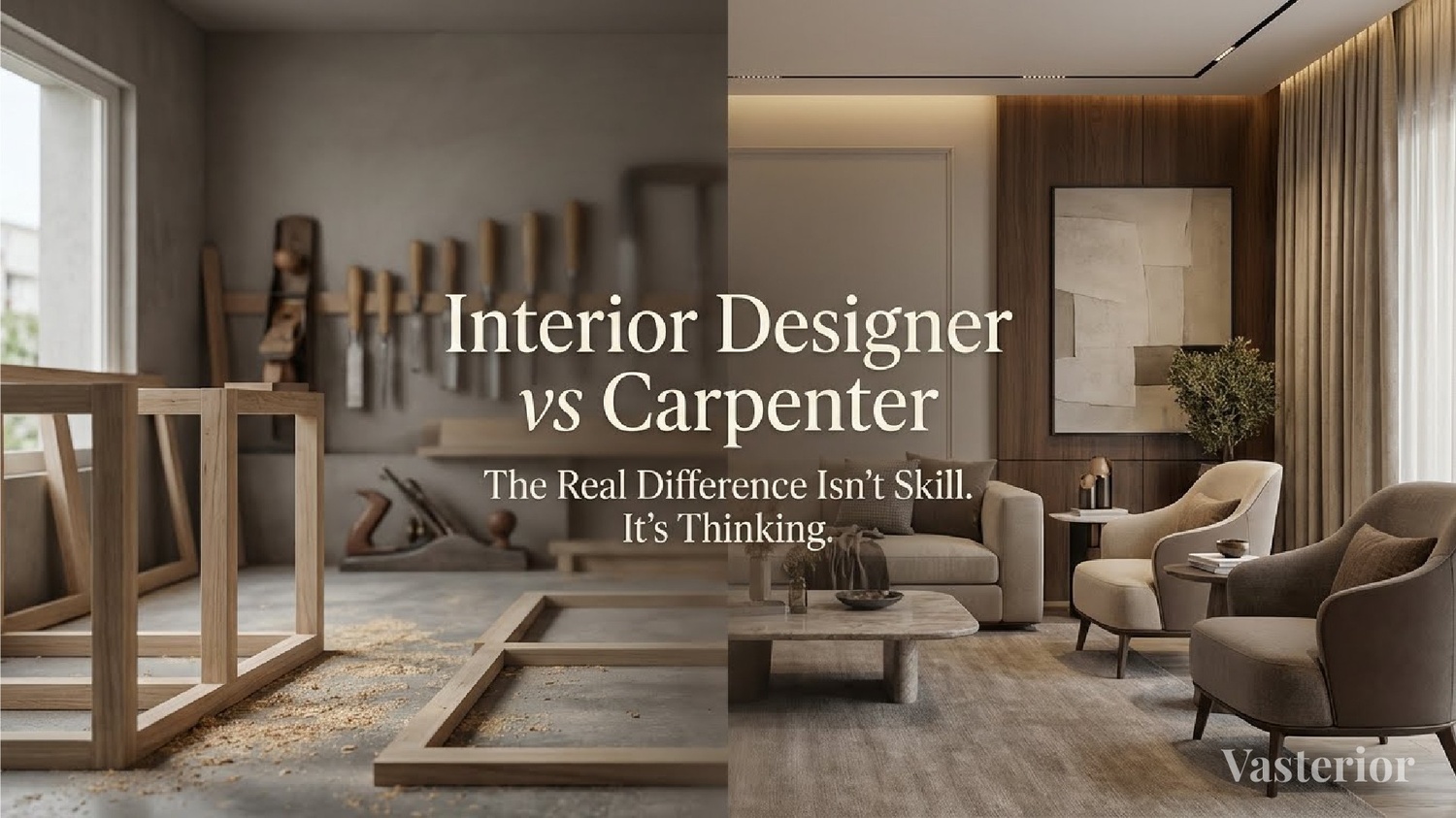 Interior Designer vs Carpenter: What's the Real Difference?