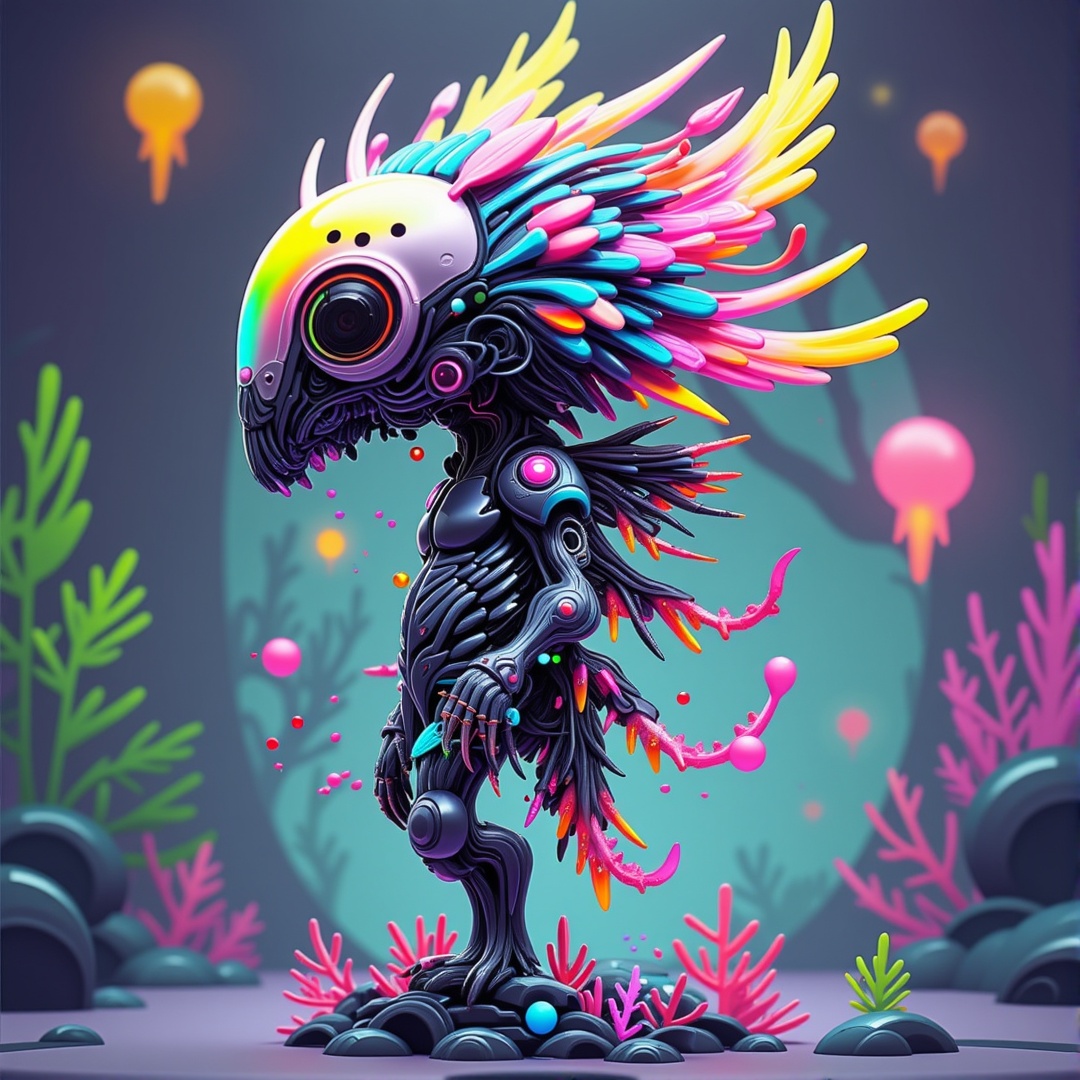 Output for the Skill "GlitchCandy Creature Maker - Text"