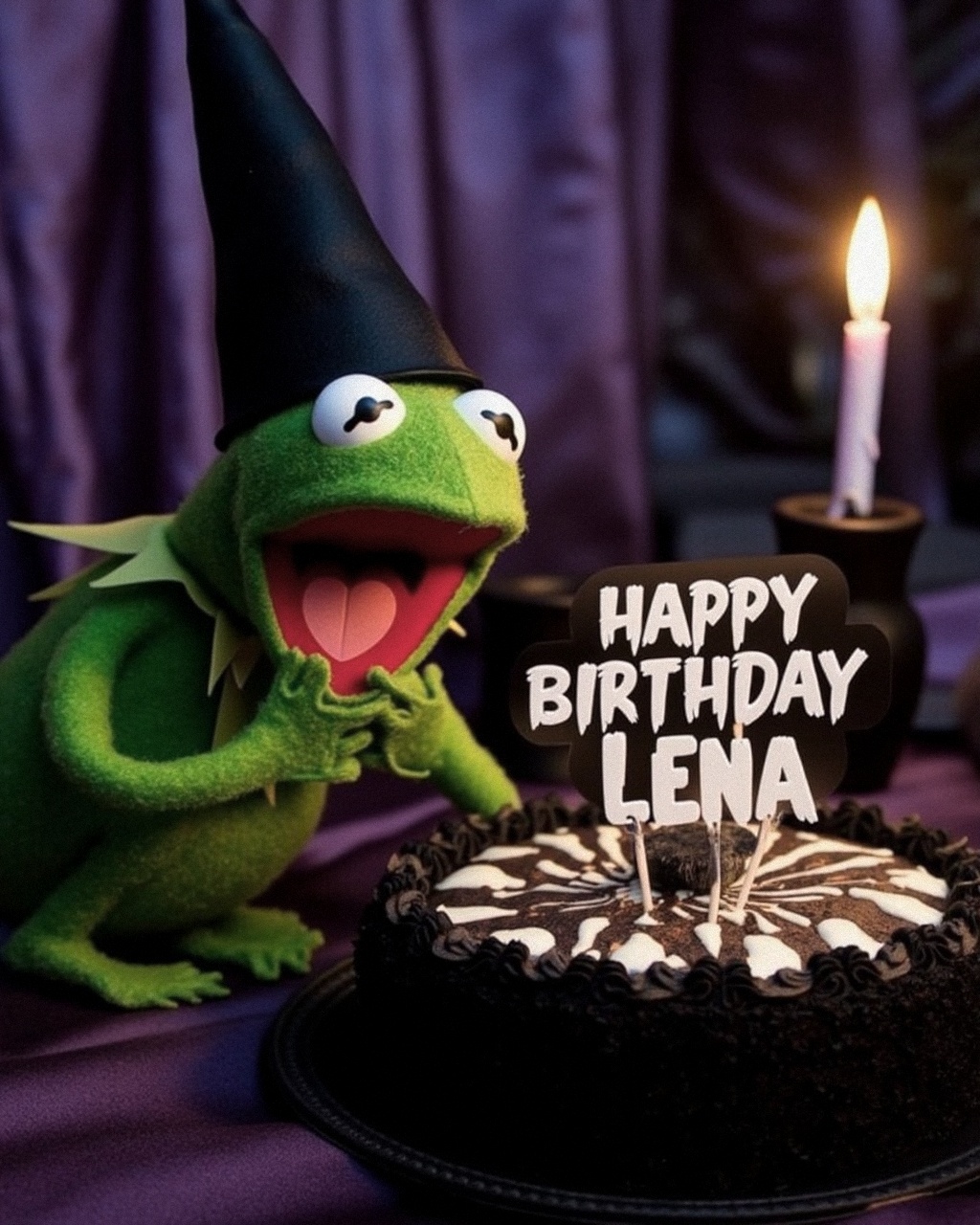 Output for the Glif "Kermit meme LoRa"