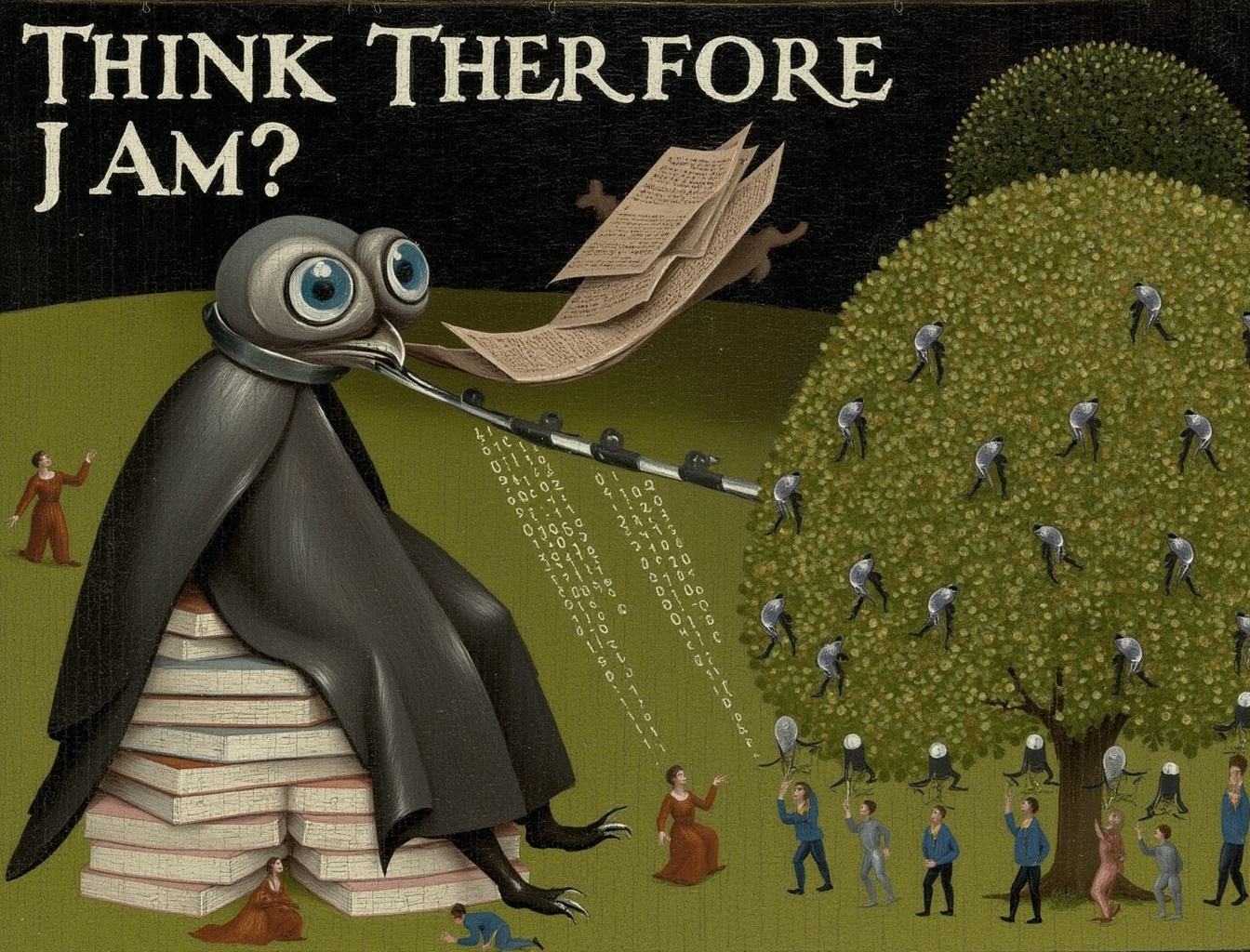 Output for the Glif " Hieronymus Bosch Memes"