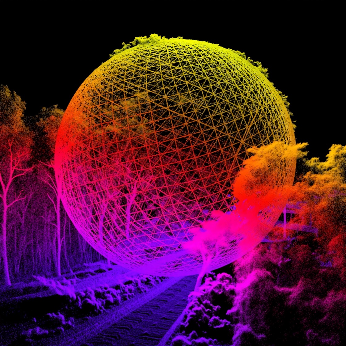 Output for the Glif "LiDAR Vision"