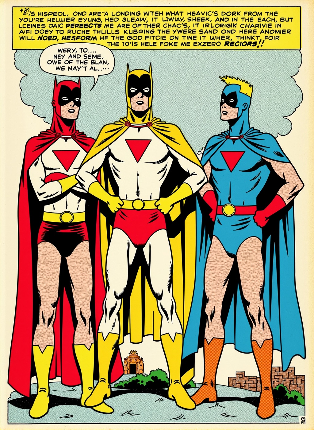 Output for the Glif "Retro Comic Flux"