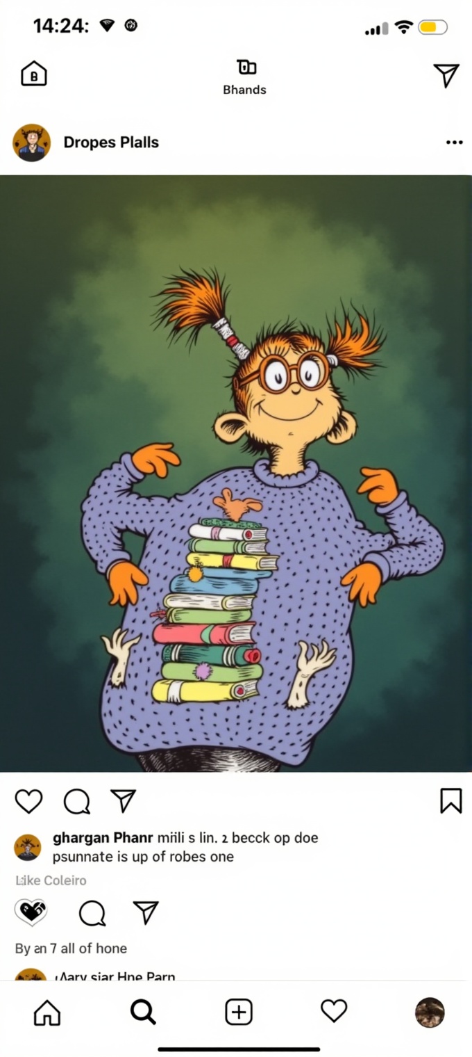Output for the Glif "Dr. Seuss yourself "
