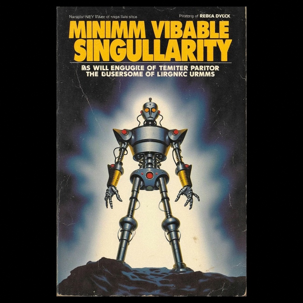 Output for the Glif "1970s Sci-Fi Book Covers"