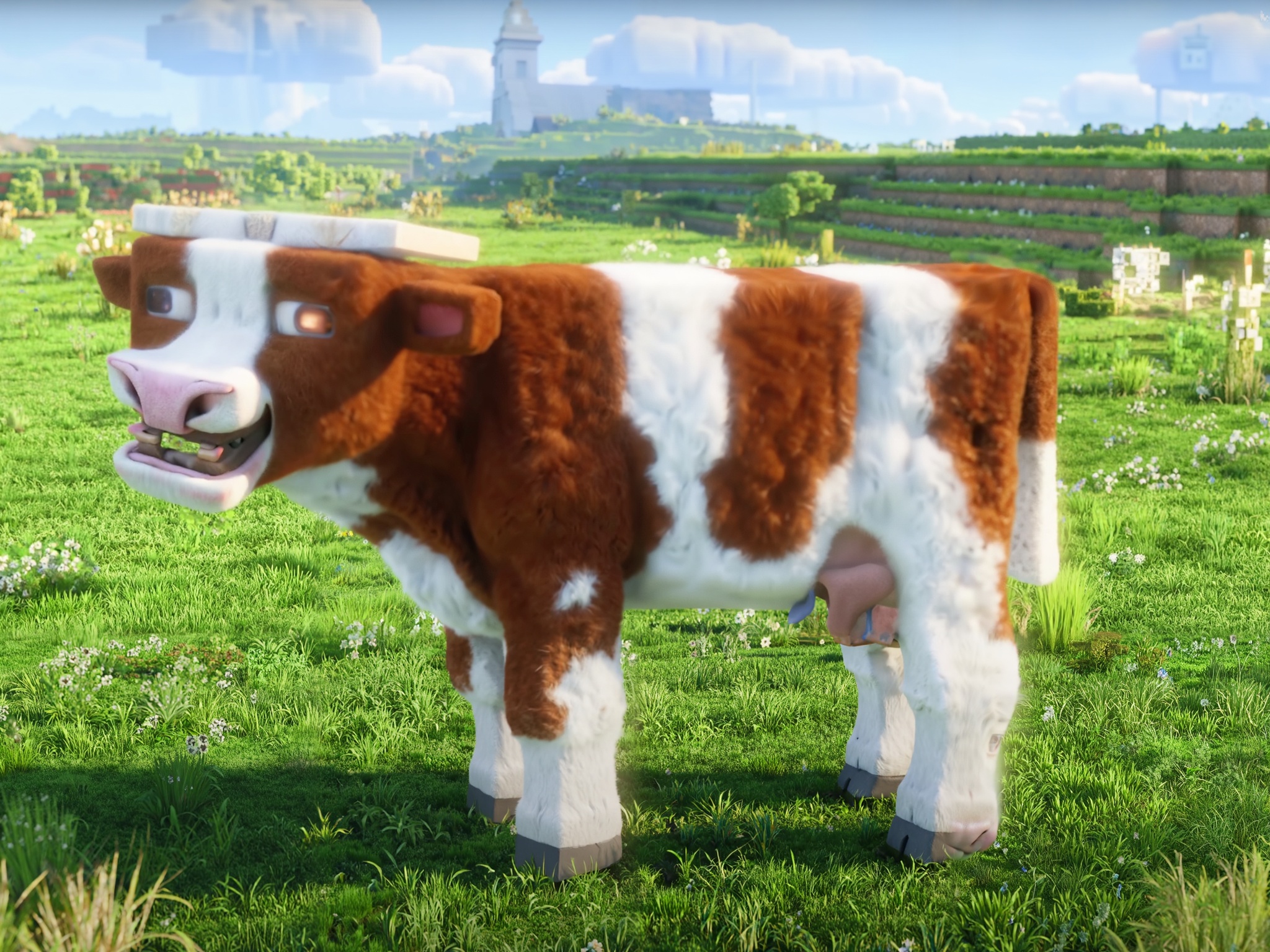Output for the Skill "'A MineCraft Movie' LoRa from fofr"