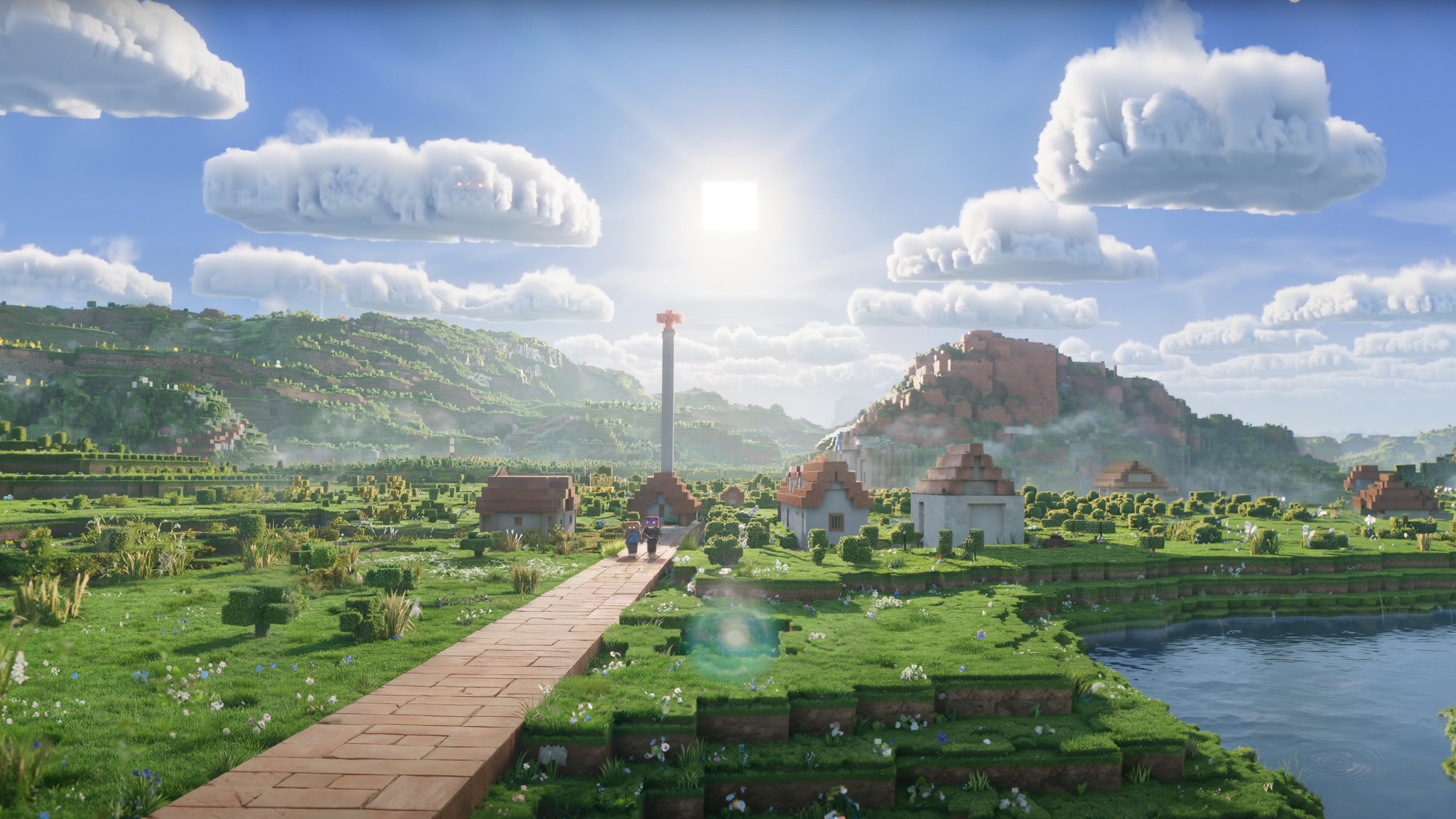 Output for the Glif "'A MineCraft Movie' LoRa from fofr"