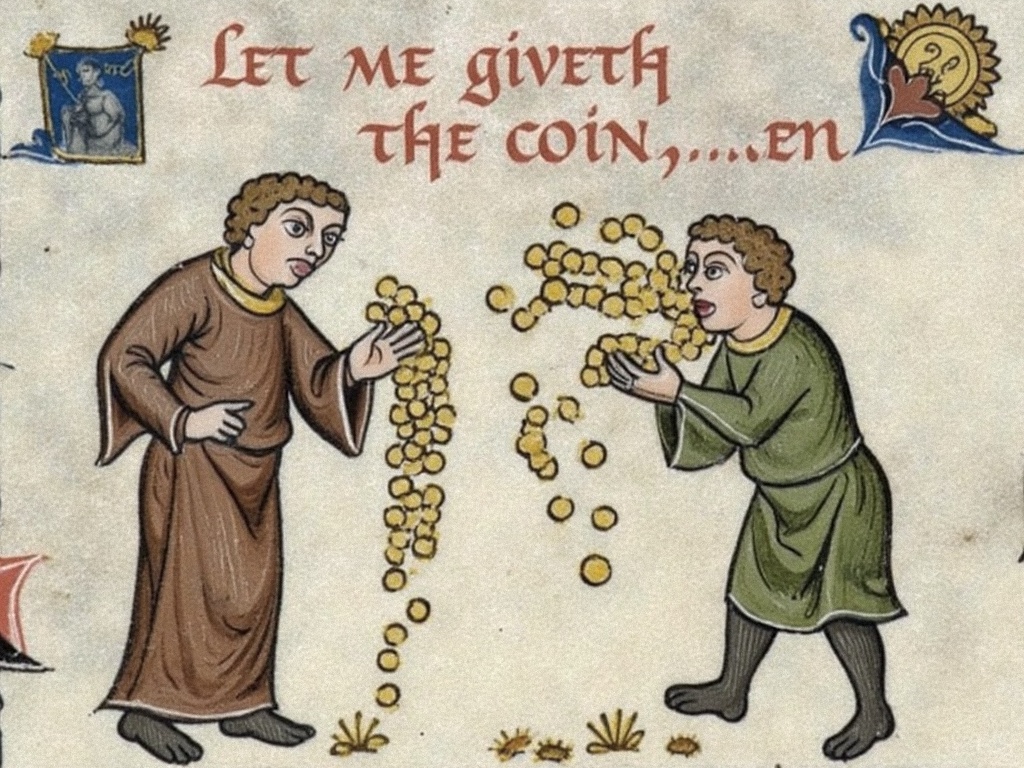 Output for the Glif "Weird Medieval Memes"