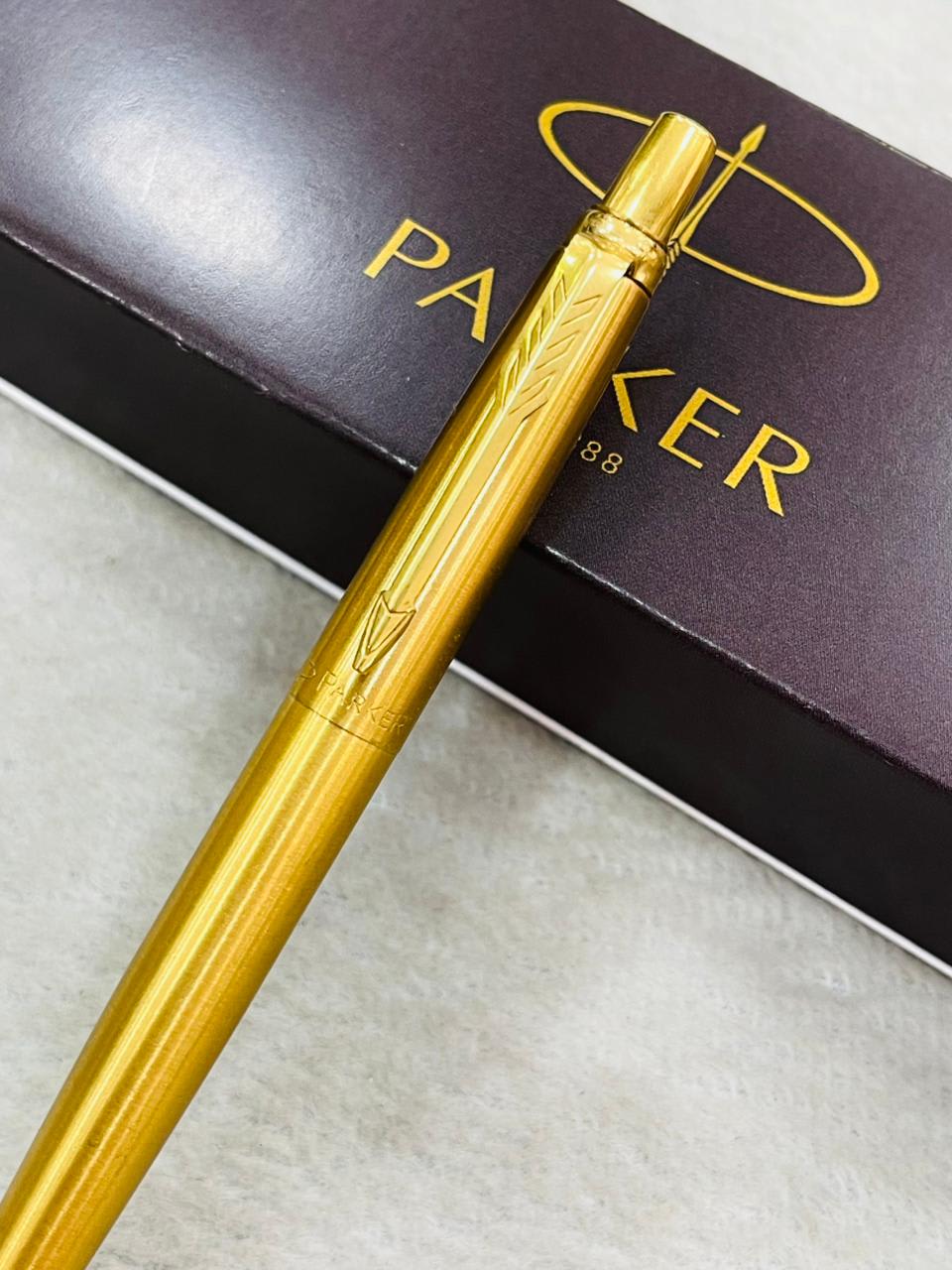 Boligrafo Parker Jotter Dorado Tinta Azul