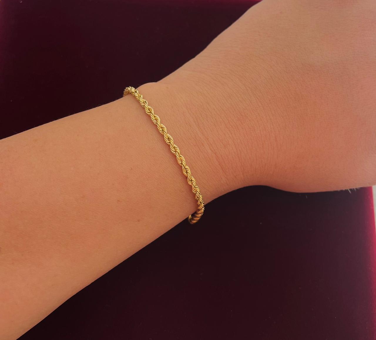Pulsera Turbillón de Oro 18k
