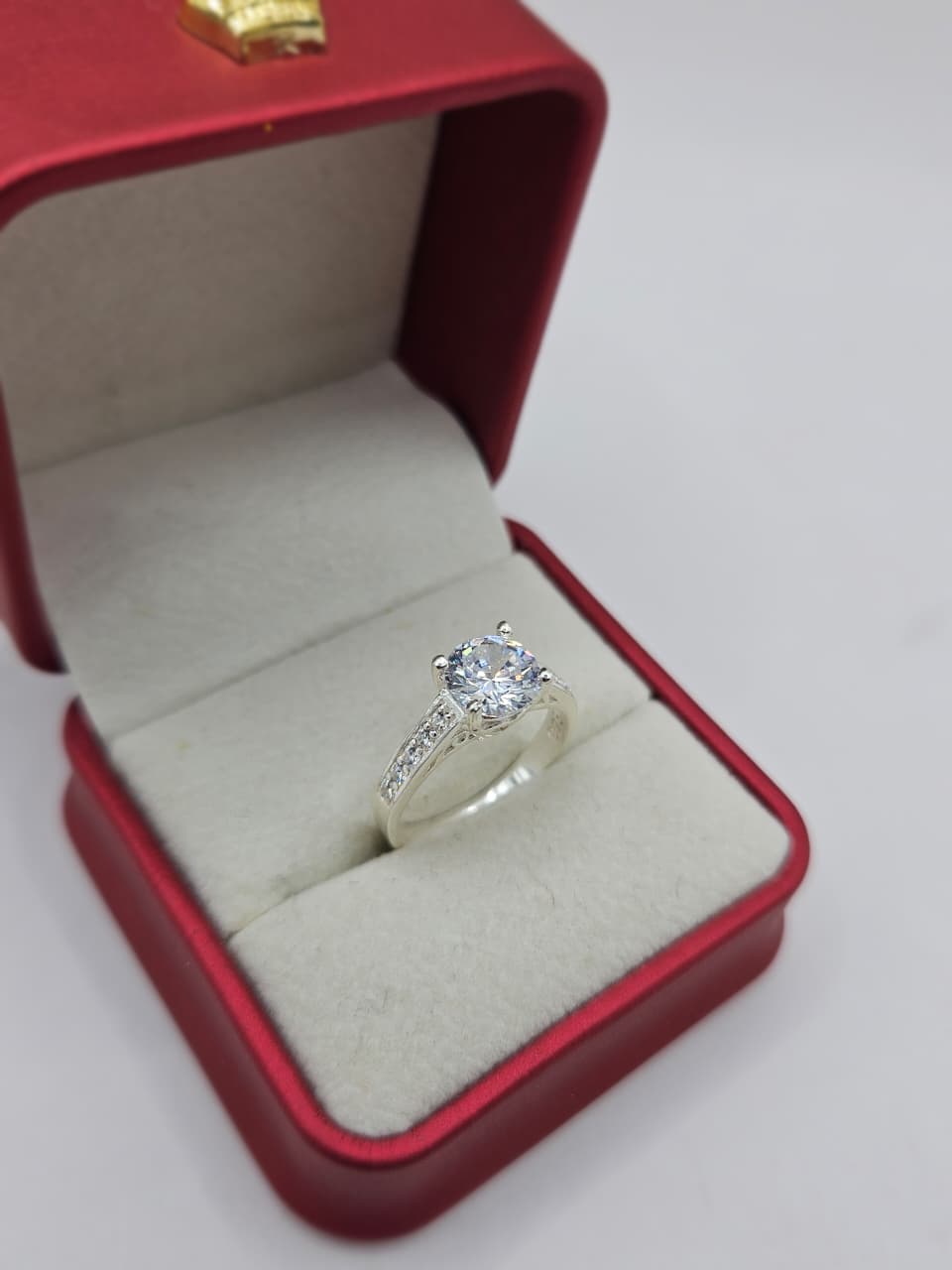 Anillo Promesa o Solitario de Plata 925