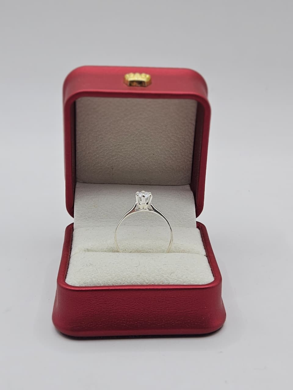 Anillo Promesa o Solitario de Plata 925