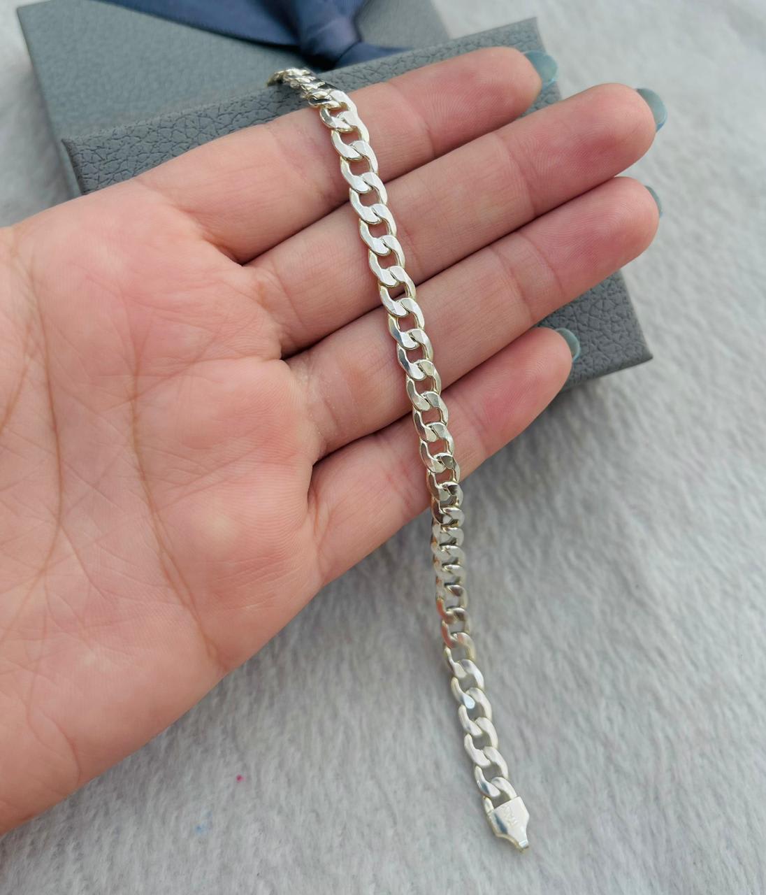 Pulsera de Plata Grumet para Caballero