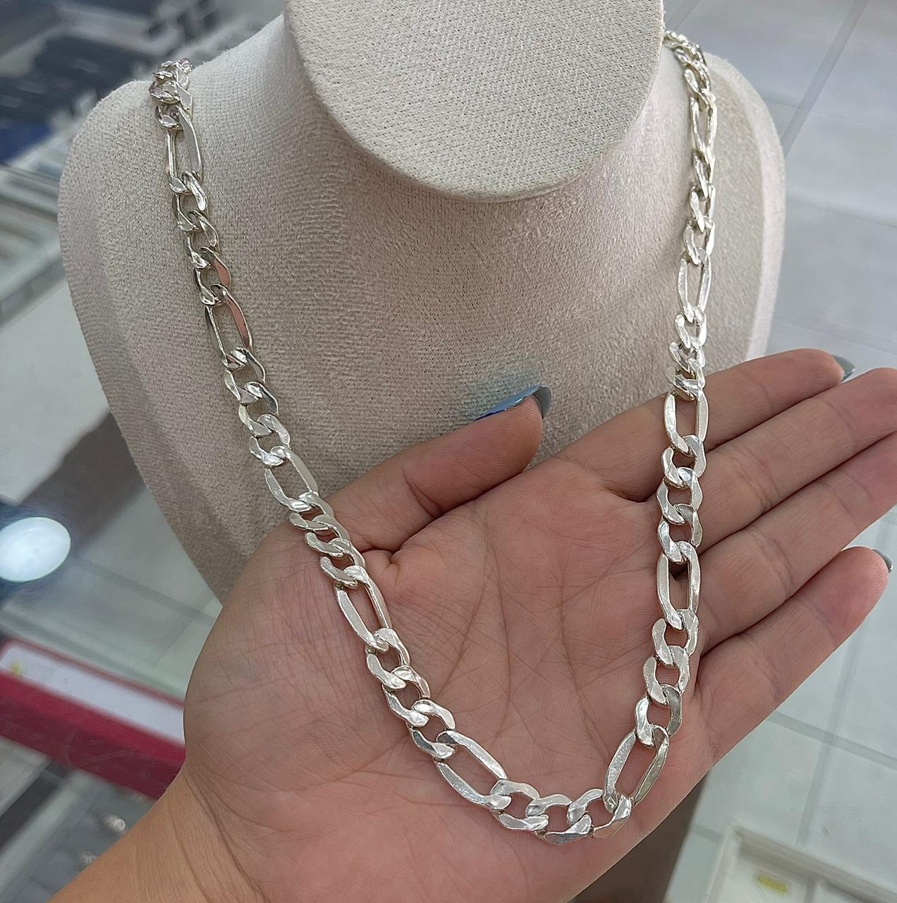 Cadena de Plata Eslabón 4x1