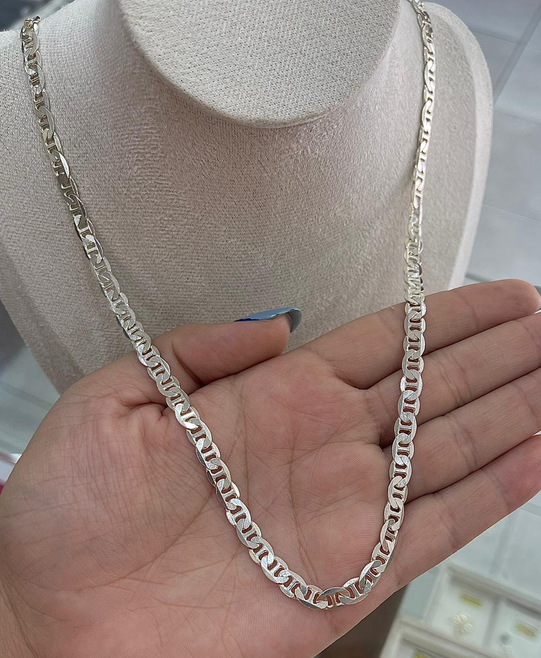 Cadena de Plata Gucci con Tupida