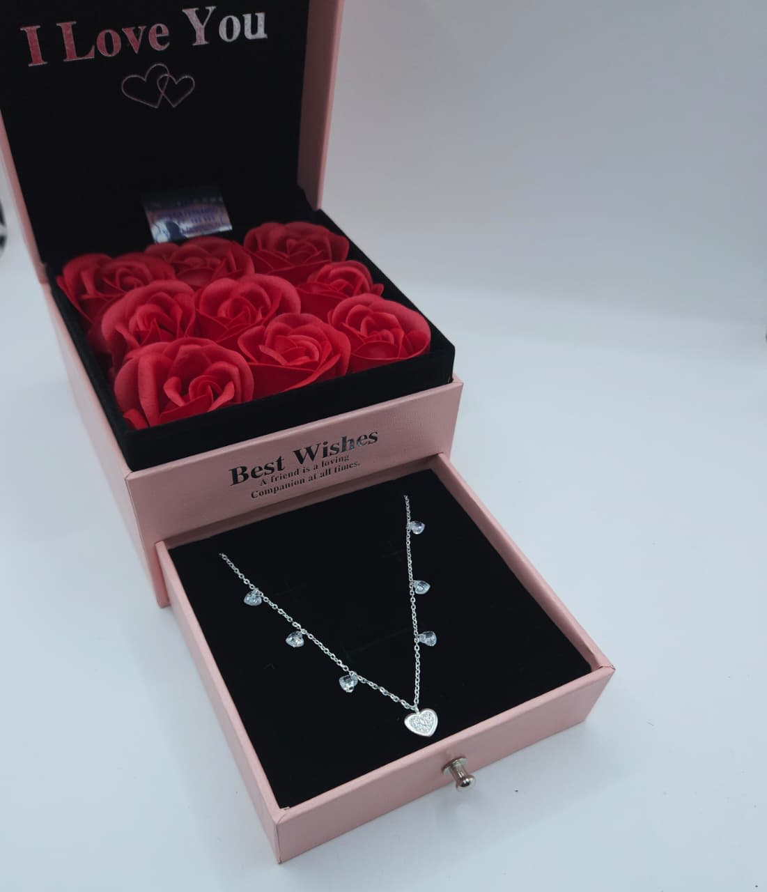 Cadena de Plata Multicorazones