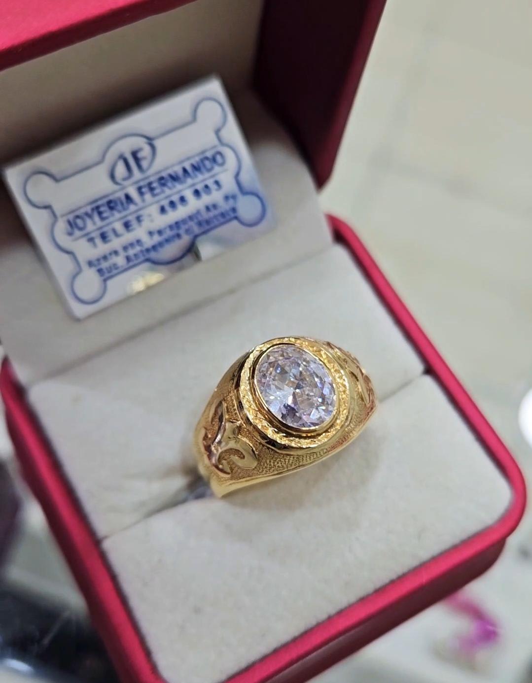 ANILLO CARRETON DE ORO 18K