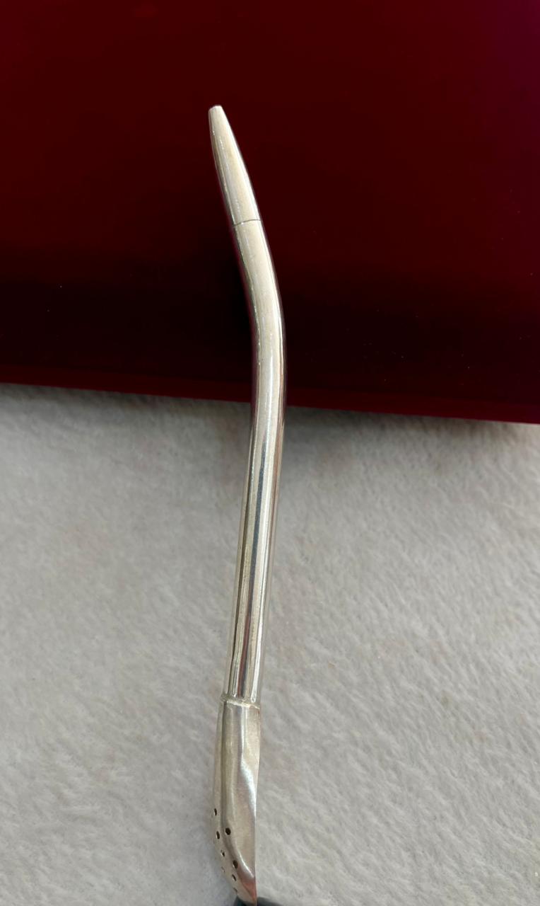 Bombilla para Mate de Plata Simple